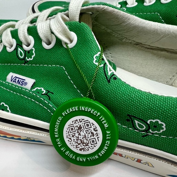 Vans OG Era LX, Paisley Green Sneakers, California, Size 11  #RARE StockX - Picture 10 of 12